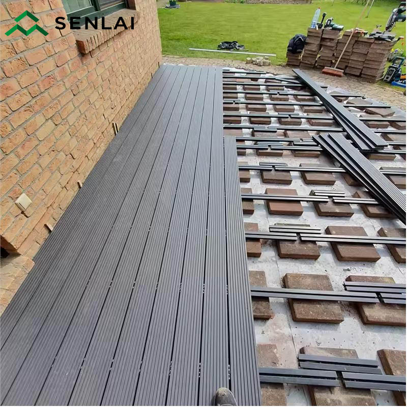 Antiseptic Wood Plastic Composite Outdoor Wpc Modern Engineered Wood Decking